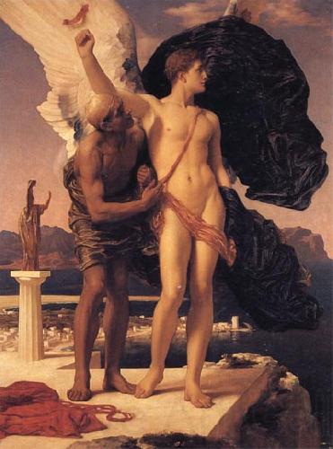 Lord Frederic Leighton Daedalus and Icarus Spain oil painting art